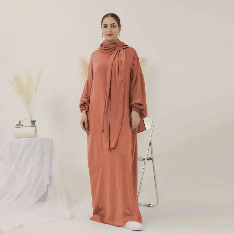 New ArabMiddle East Dubai Turkey Abaya dress Simple Plain Abaya 2024 Tunics Party sparkling
