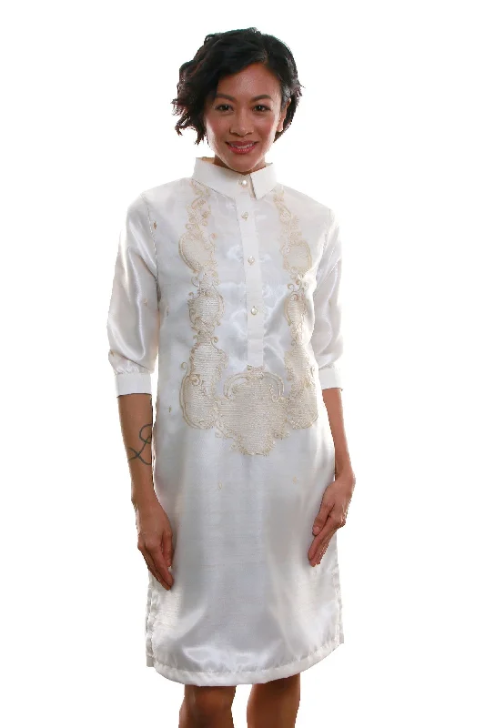 WV01 - Barong Tagalog Dress - Filipiniana Tunics Gym athletic