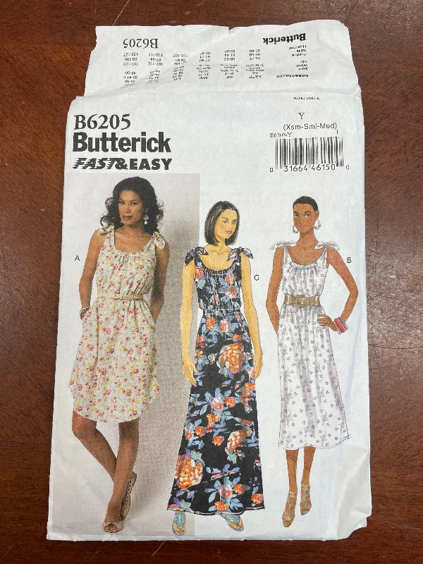 2015 Butterick 6205 Pattern - Dress Tunics Modern contemporary