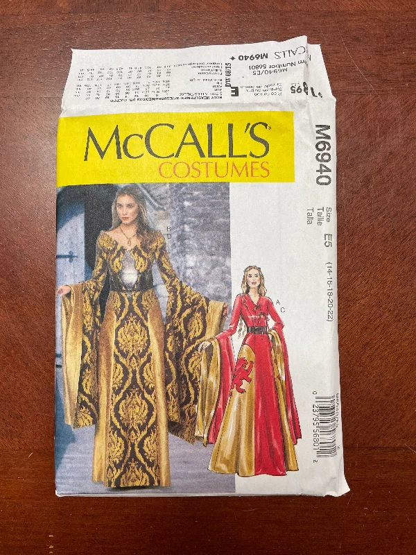 2014 McCall's 6940 Sewing Pattern - Costume Dress FACTORY FOLDED Tunics Office stylish