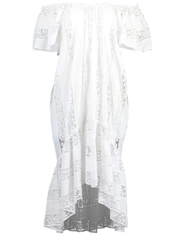 Danica Embroidered Coverup Dress Boatneck Modish Everyday