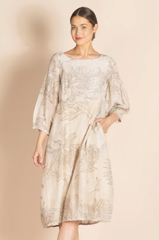 Megan Salmon - M8319 Proteas Augusta Dress Tunics Denim casual