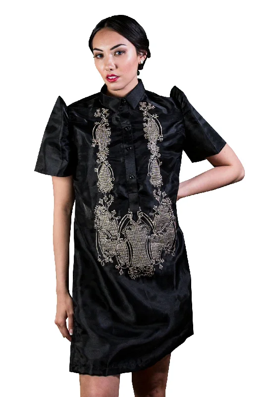 WV08 - Barong Tagalog Dress - Filipiniana Tunics Velvet soft