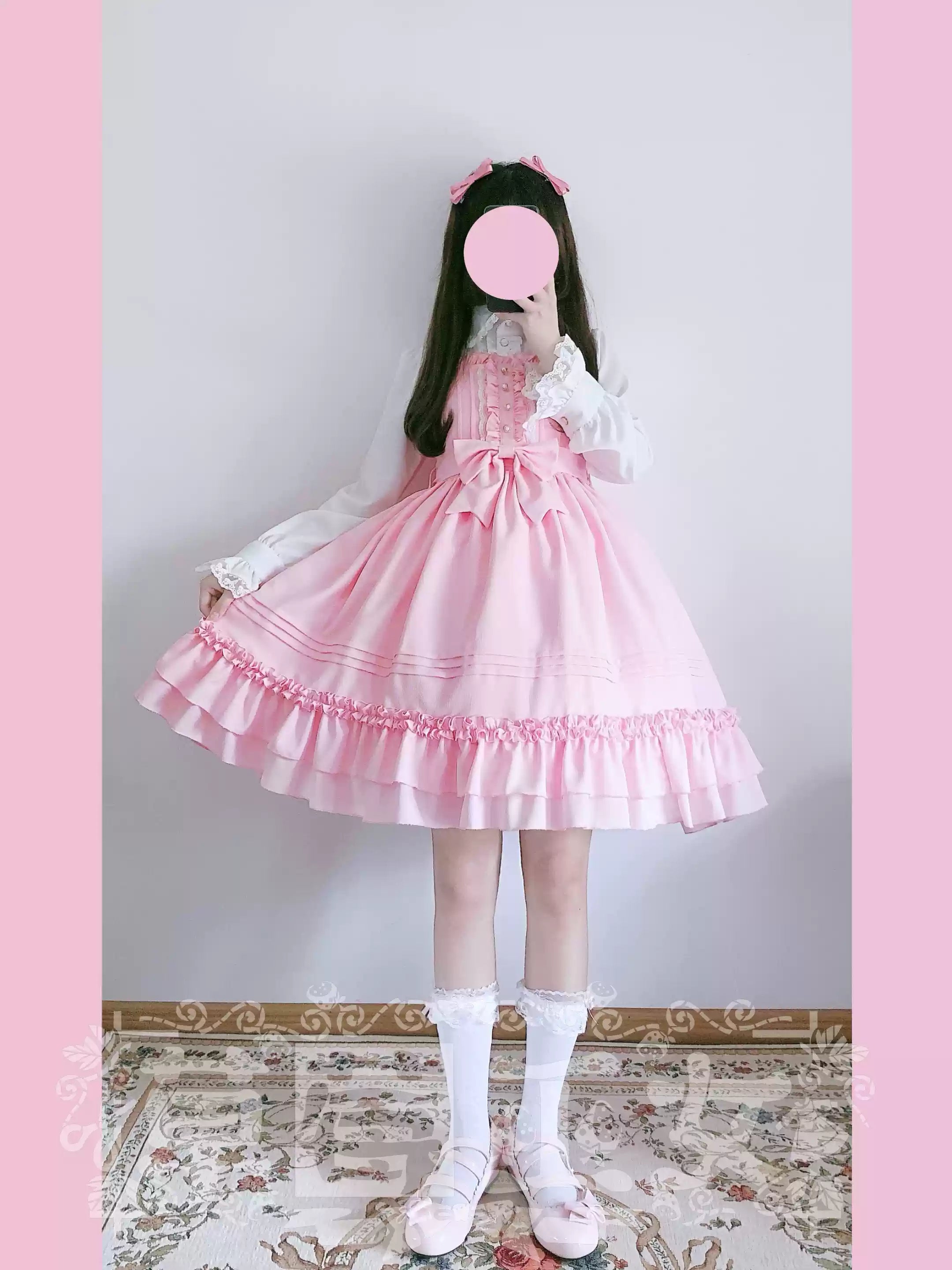 Strawberry Witch~Sweet Lolita JSK Multicolored Lolita Dress Tunics Timeless classic