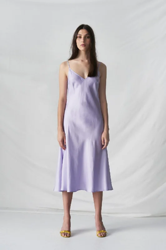 STAND TALL SLIP DRESS - LAVENDER Tunics Wedding white