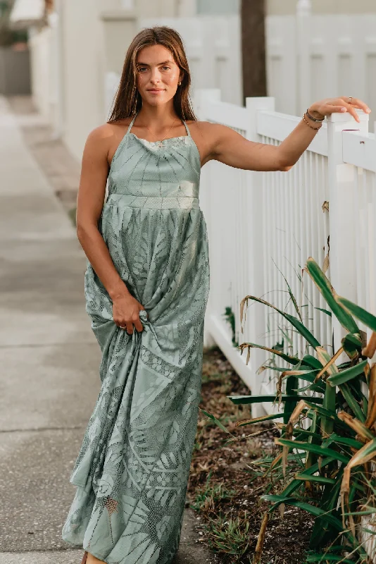 Women's Phoebe Lace Dress (soft teal) Tunics Occasion special