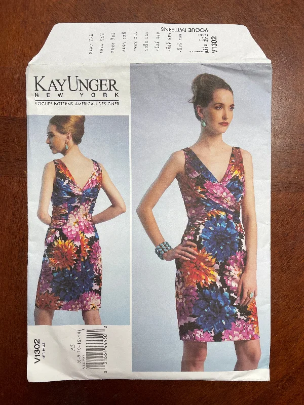 2012 Vogue 1302 Pattern - Dress FACTORY FOLDED Tunics Review highly