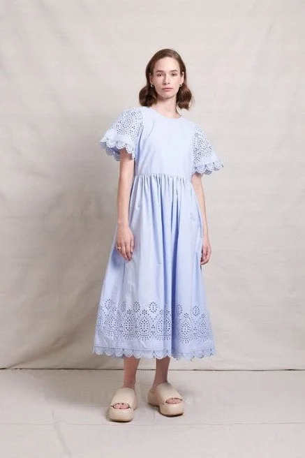 Neris - SN2654-S Lace Work Dress Tunics Corduroy durable