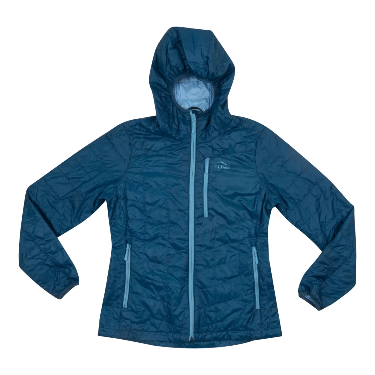 L.L.Bean Packaway Hooded Jacket Petite - Women's Cotton Fabric Linen Fabric Terry Fabric