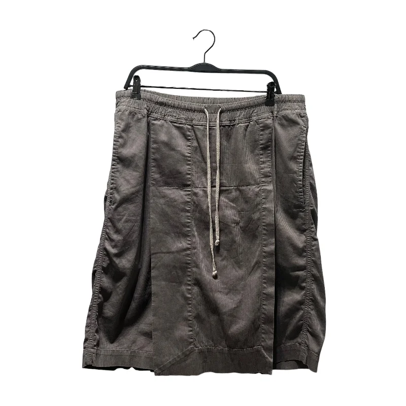 RICK OWENS DRKSHDW/Skirt/M/Cotton/GRY/DU16S1384-CN silk skirt luxurious