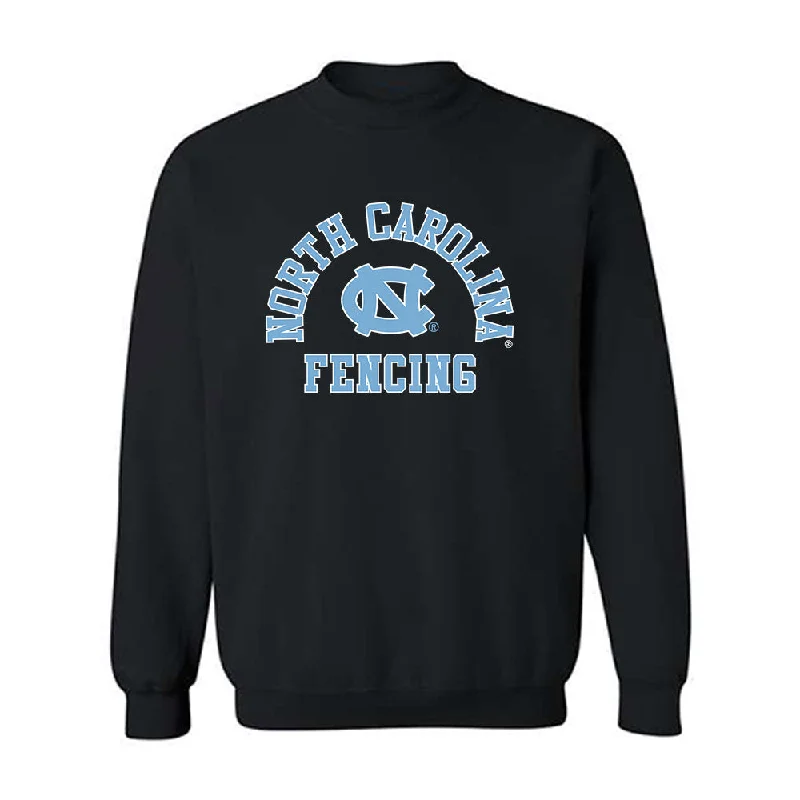 UNC - NCAA Women's Fencing : Bridget Becchina - Classic Shersey Crewneck Sweatshirt Hoodie with Color Block Contrast Stylish