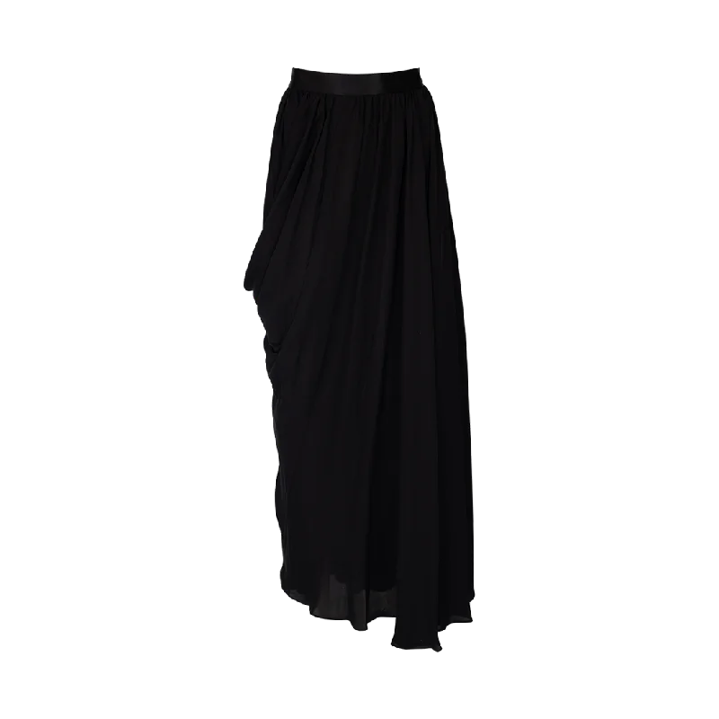 Seraphina Draped Skirt wool skirt warm