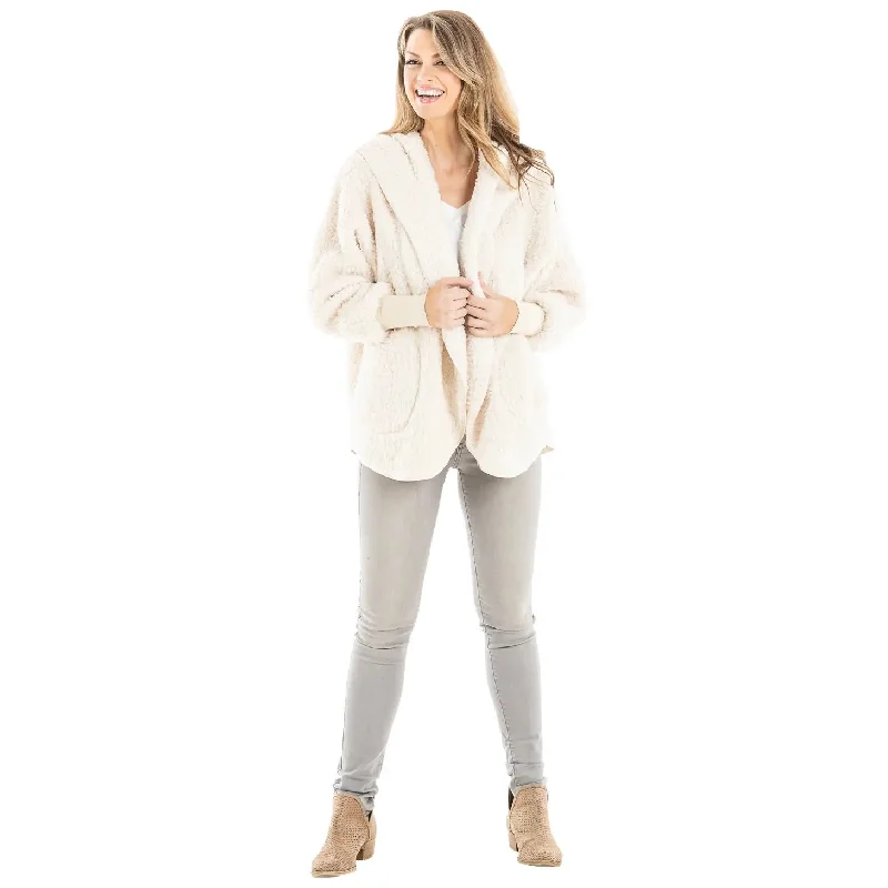 Oatmeal Lightweight Body Wrap with Hoodie and Pockets Hoodie with Double Zipper Versatile Adjustable