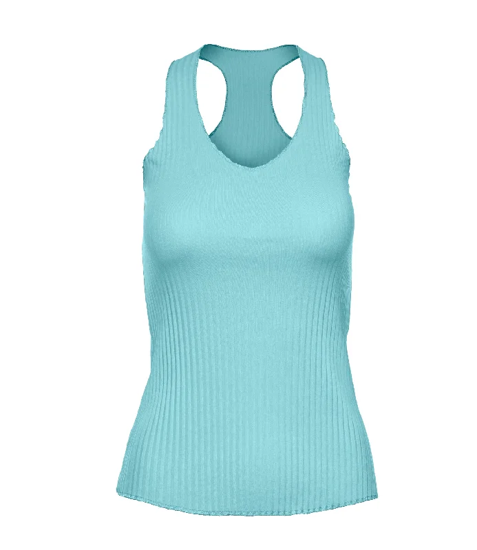 Women’s K-Swiss Pleated V-Neck Tank Angel rhinestone tank top