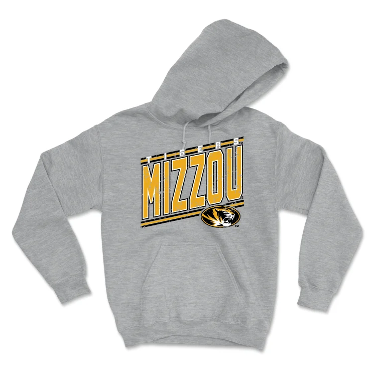 Sport Grey Women's Soccer Vintage Hoodie - Keegan Good Hoodie with Rhinestones Sparkly Elegant
