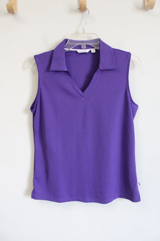 Lady Hagen Sleeveless Purple Active Tank | M comfortable tank top