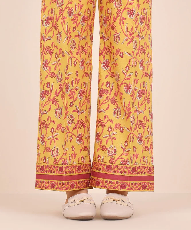 Printed Cotton Trousers Trousers Handmade Artisanal