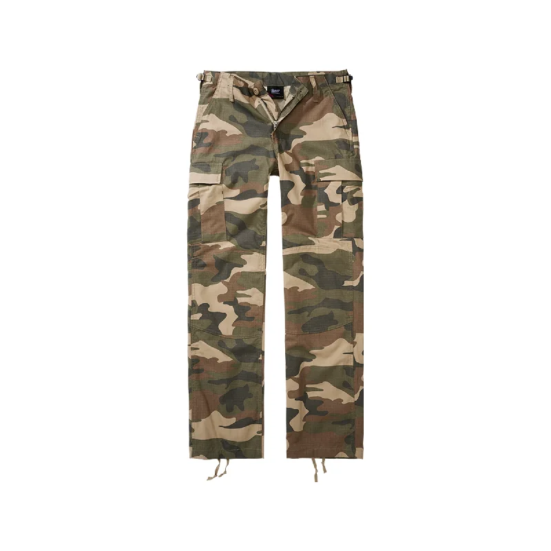 Women's BDU Trouser Ripstop light woodland Trousers Fleece Cozy