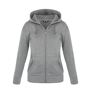 CX2 Cypress Creek - Ladies Polyester Full Zip Hoodie - Style L00668 Hoodie with Metallic Shiny Futuristic