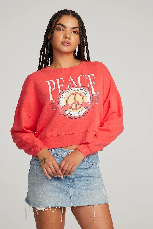 Peace Academy Pullover Batwing Sleeve Top