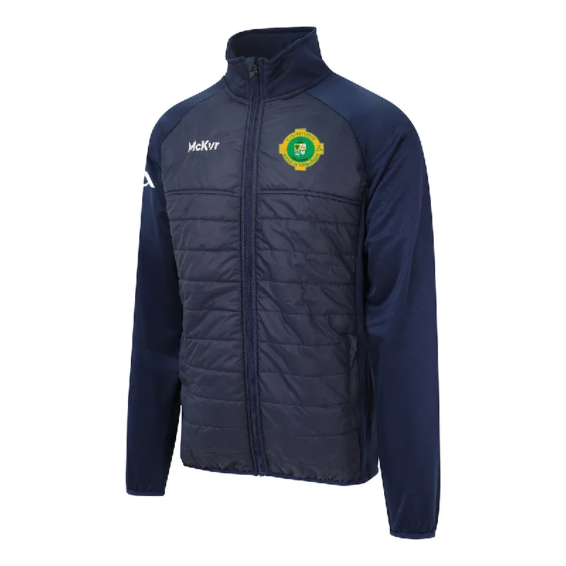 Mc Keever Millstreet GAA, Cork Core 22 Hybrid Jacket - Adult - Navy Notch Collar Peter Pan Collar Cowl Neck