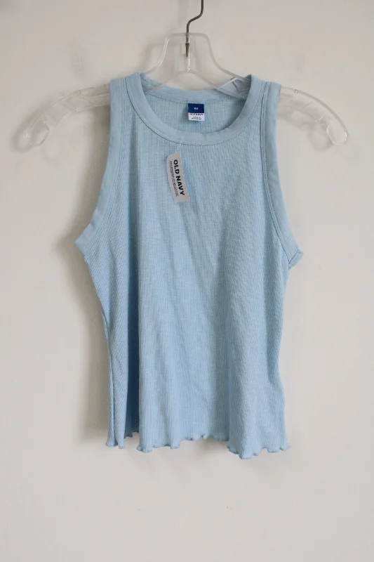 NEW Old Navy Light Blue Ribbed Tank | XS baby blue tank