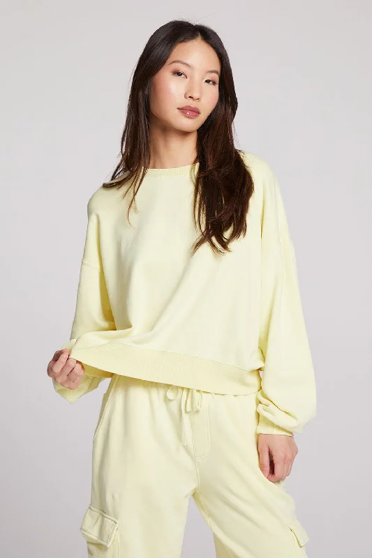 Hartfordd Panna Cotta Pullover Set Sleeve Pullover