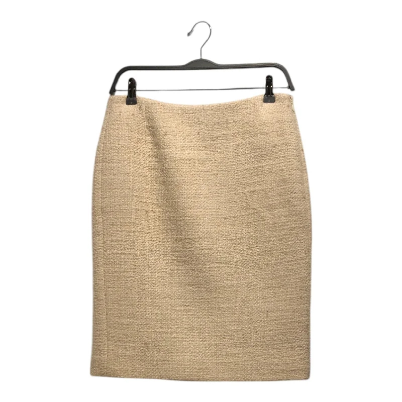 BALENCIAGA/Skirt/38/Cotton/WHT/ linen skirt airy