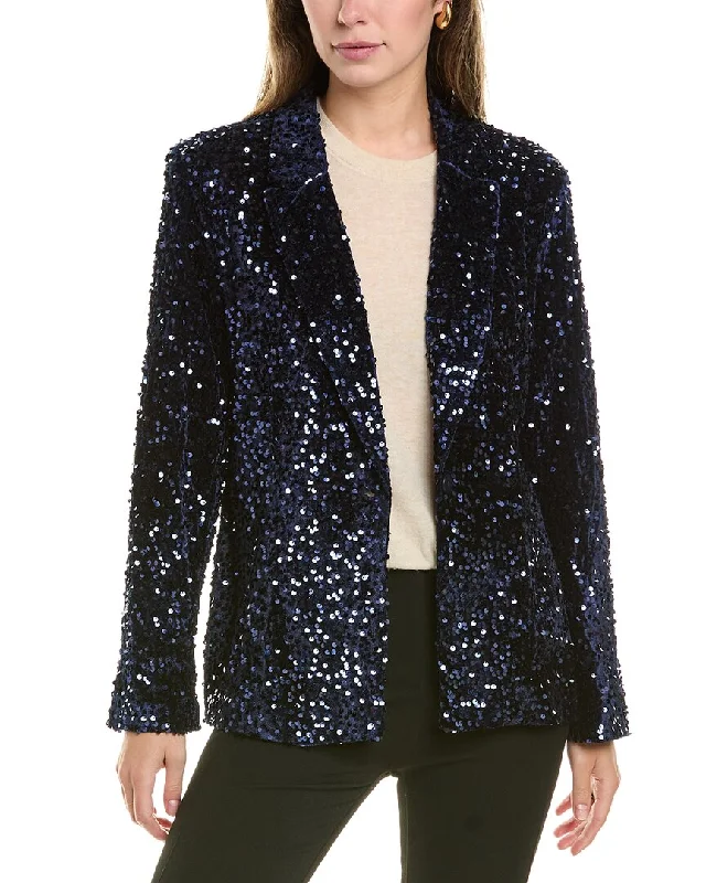 Nanette Nanette Lepore Velvet Sequin Jacket Mesh Jacket Canvas Jacket Denim Jacket