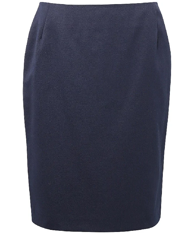 Navy - Women's Sigma straight skirt denim skirt casual