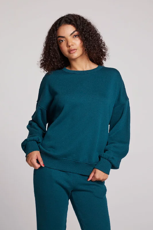 Alonzo Dark Sea Pullover Wide Sleeve Pullover