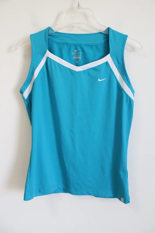 Nike Blue Athletic Tank | L charcoal tank top