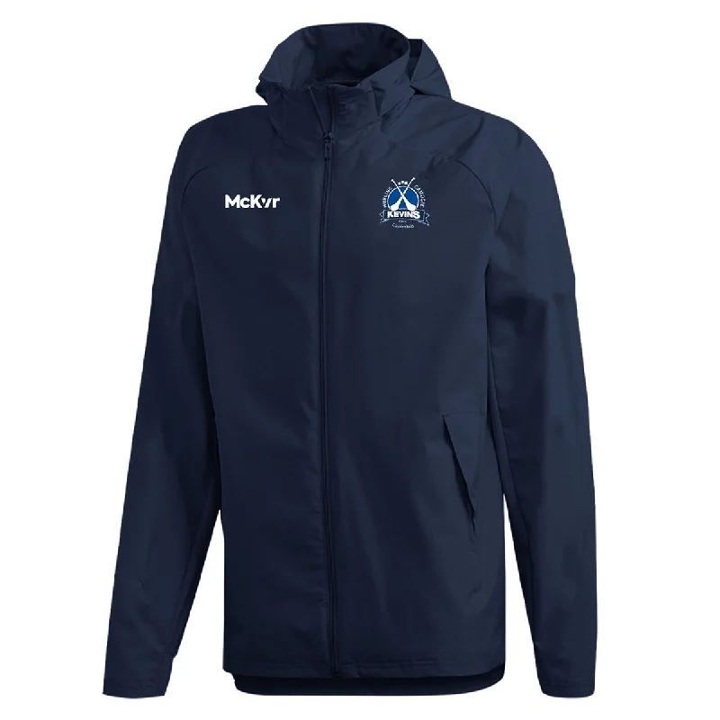 Mc Keever Kevins Hurling & Camogie Dublin Core 22 Rain Jacket - Adult - Navy Front Pockets Side Pockets Patch Pockets