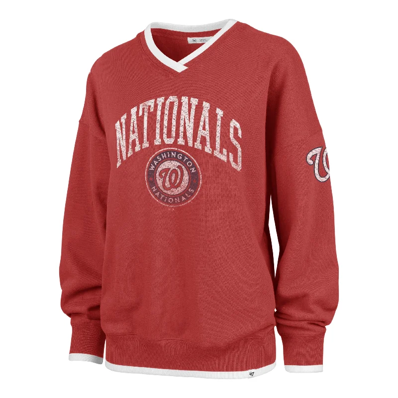 WASHINGTON NATIONALS COOPERSTOWN WAX PACK DAZE EIGHTIES '47 PULLOVER WOMENS Long Sleeve Pullover