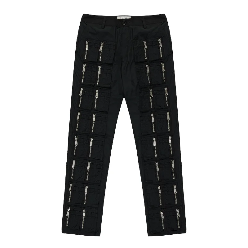 ZIP IT WOMENS TROUSERS - BLACK Trousers Versatile Stylish