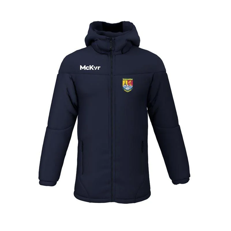 Mc Keever Carbery Rangers Thermal Contoured Jacket - Youth - Navy Zip Front Button Front Snap Front
