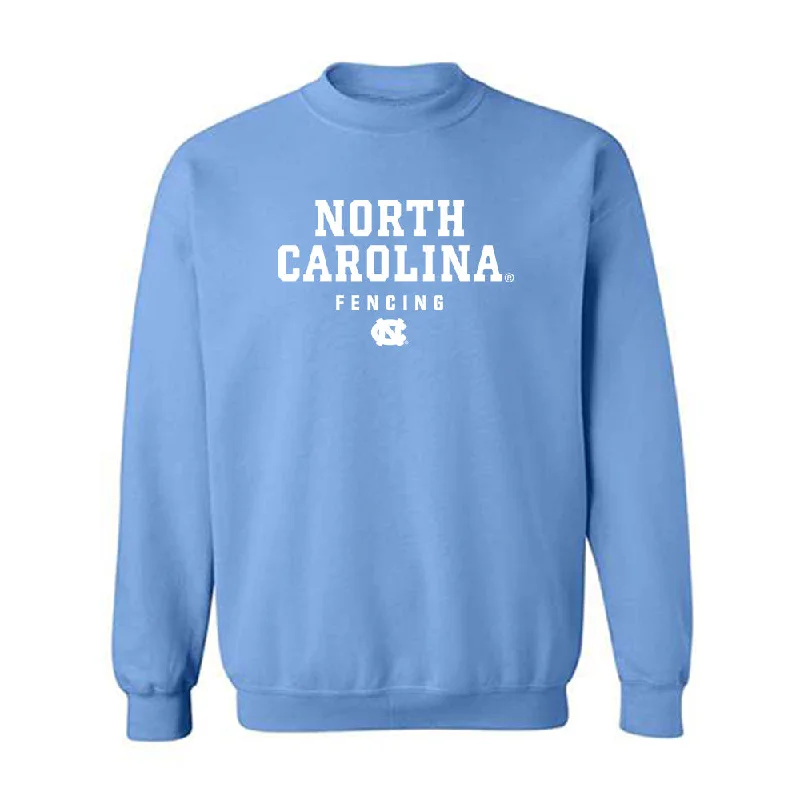 UNC - NCAA Women's Fencing : Sofia Molho - Classic Shersey Crewneck Sweatshirt Hoodie with Monochrome Minimalist Simple