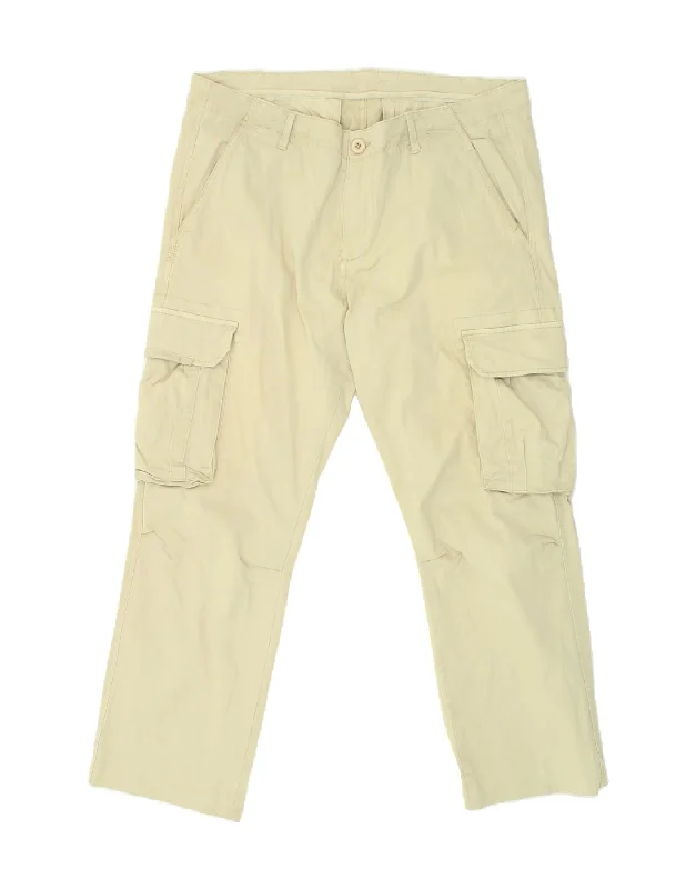 MURPHY & NYE Womens Slim Cargo Trousers W36 L27 Beige Trousers cozy soft