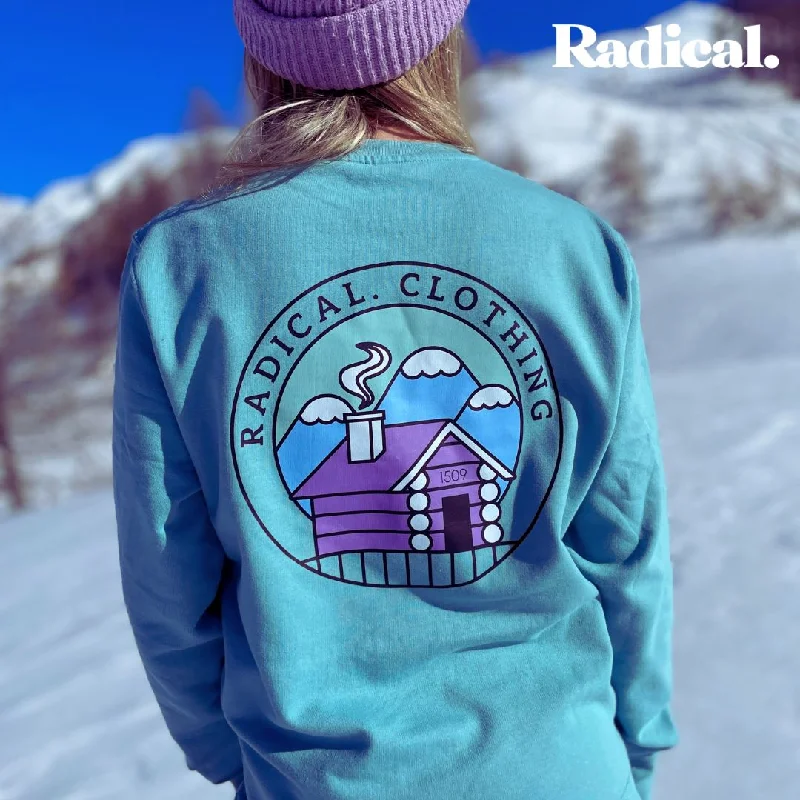 Radical. 1509 Unisex Sweatshirt - Lite Green Hoodie with Reflective Safety Nightwear
