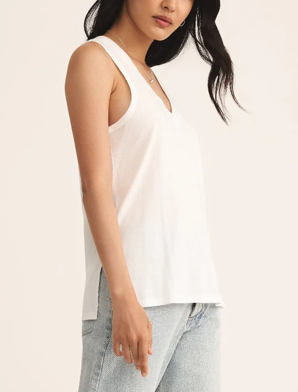 Z Supply | The Californian Tank | White long tank top