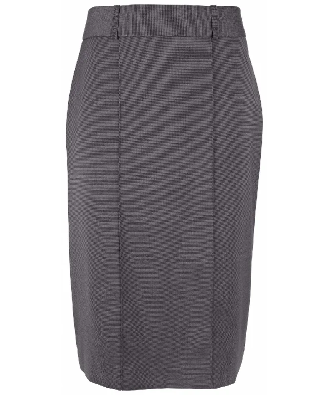 Charcoal - Women's Icona straight skirt (NF14) casual skirt length