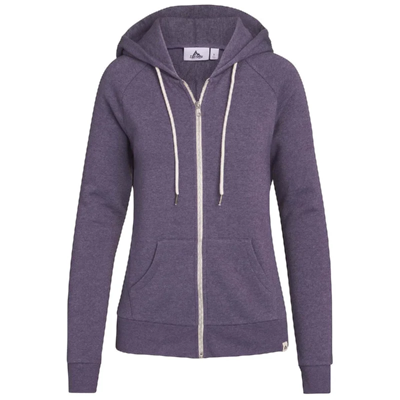 Landway Women's Heather Purple Peyton Cotton Poly Fleece Hoodie Oversized Hoodie Comfort Casual Landway Women's Heather Purple Peyton Cotton Poly Fleece Hoodie Oversized Hoodie Comfort Casual