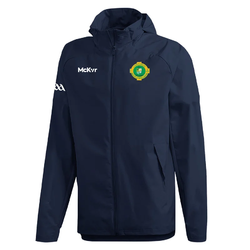 Mc Keever Millstreet GAA, Cork Core 22 Rain Jacket - Adult - Navy Belted Jacket Elasticated Jacket Padded Jacket