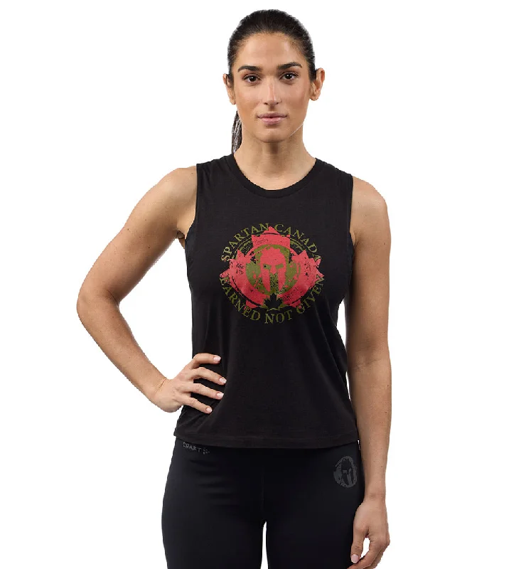 SPARTAN Canada Earned Not Given Tank - Women's sleep tank top