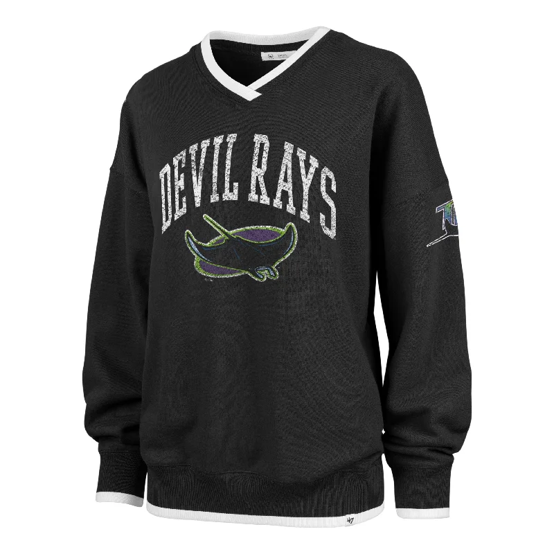 TAMPA BAY RAYS COOPERSTOWN WAX PACK DAZE EIGHTIES '47 PULLOVER WOMENS Short Sleeve Top