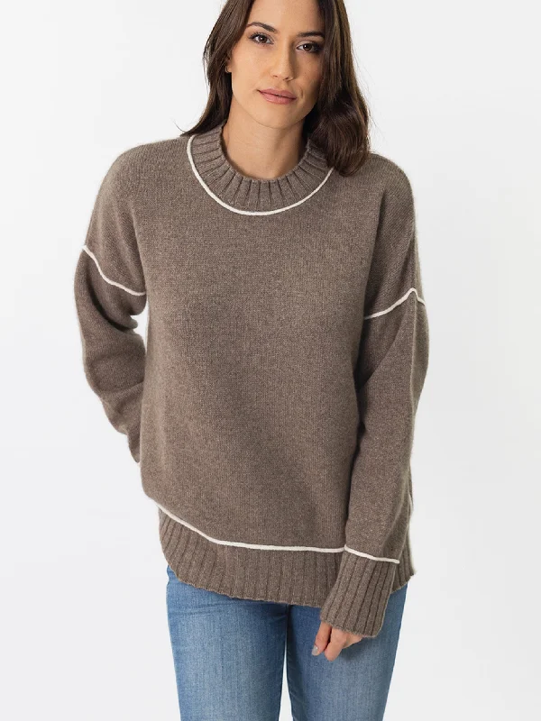 ROSE PULLOVER High Neck Pullover