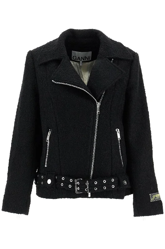 short bouclã© jacket for W0026 BLACK Mesh Jacket Canvas Jacket Denim Jacket