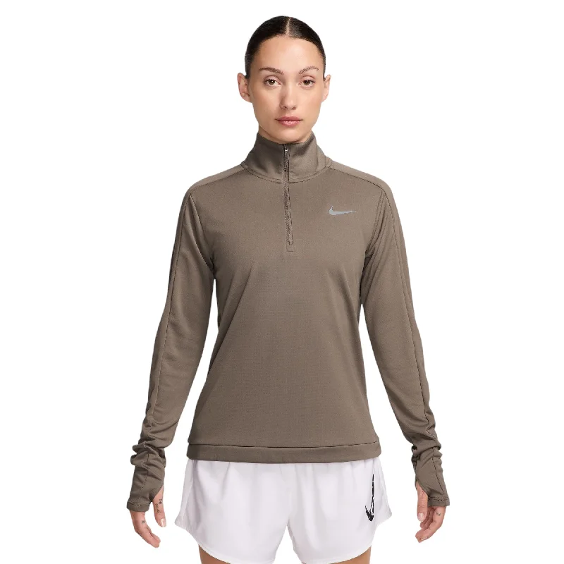Nike Dri-FIT Pacer Womens Half Zip Pullover Top Keyhole Neck Pullover