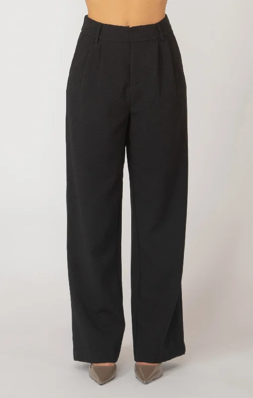 Pants - Dex Wide Leg Trouser Trousers High Rise Slim Fit