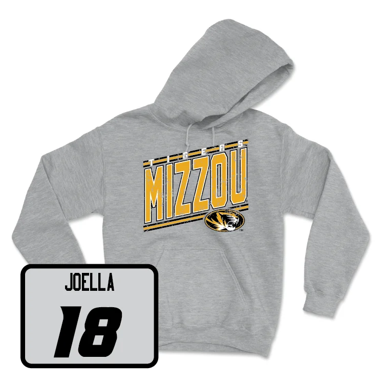 Sport Grey Women's Soccer Vintage Hoodie - Hannah Joella Hoodie with Cropped Fit Short Trendy